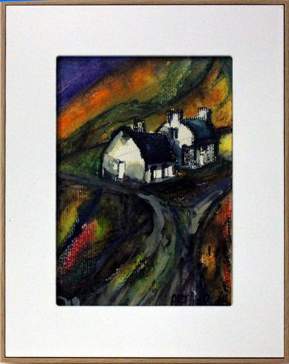 A5 size Aquarel Paintings in Frame