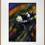A5 size Aquarel Paintings in Frame Image 7