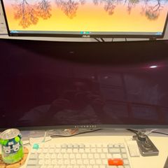 Alienware AW3423DWF 34 inch QD OLED Curved Gaming Monitor, Boxed, No Burn-In