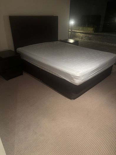 FREE Queen Bed, mattress and very sturdy shelves