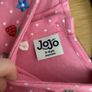 Jojo Maman Girls pink unicorn dress aged 3-4 years Image 3