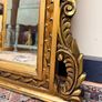 French Style Carved Gilt Wood Mirror Image 4