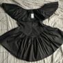 Cameo Rose Black Poplin Tiered Mini Dress , NEW LOOK Image 4