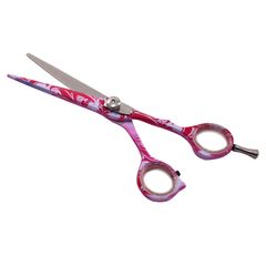 Professional Barber Hair Cutting Regular Scissors Shears Hairdressing Pink 6"