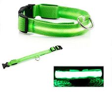LED USB Glowing Dog Collar Rechargeable Luminous Collar Adjustable large Dog Night Light Collar Pet Safety Collar
