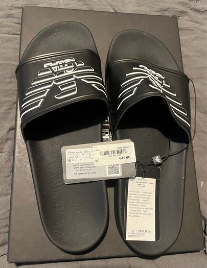 armani sliders size 43