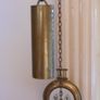 Victorian Wag On The Wall clock with mother of pearl - Victorian Dial Clock in Brass Inlaid Case, Convex Glass (in working order) Image 8