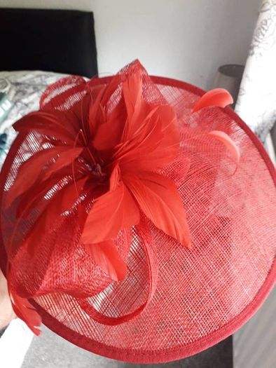 Stylish Fasinator Deep Pink Head Piece by Jacques Vert/Further Price Drop