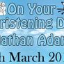 Christening Day Banner Personalised to your needs - just ask? Image 10