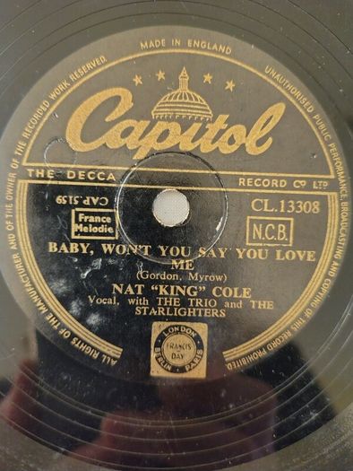 6 Brunswick and Capitol Gramophone Records