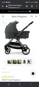Baby Elegance Drift Travel System cot
