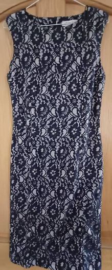 Navy Lace Dress (M)