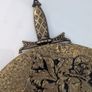 Antique/Vintage Brass Heraldry Lion & Swords Shield Wall Decor - OBO Image 4