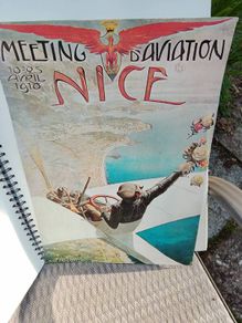 fabulous French retro /vintage poster for Nice