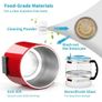 Water Distiller, 1 L/H, 4L Distilled Water Maker with 0-99 H Timing, 750W Countertop Water Purifier with Dual Temp Display Image 7