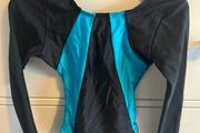 5-6y long sleeve gymnastics leotard &amp; shorts