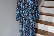 CurveWow blue midaxi dress, Size 20, BNWT