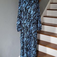 CurveWow blue midaxi dress, Size 20, BNWT