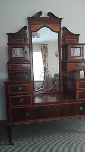 Edwardian Wardrobe and dressing table