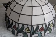 Large Tiffany-Style Stained Glass Pendant Light