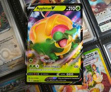 Appletun V ! Ultra Rare ! From Fusion Strike Set ! 2021 ! Pokemon Card !