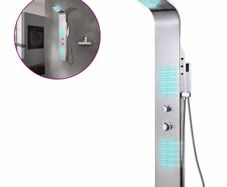 Shower Panel System Stainless Steel Curved