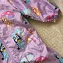 Bluey Rainy Day Print Hooded Puddlesuit (raincoat) in Purple 18-24 months Image 10