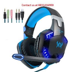 Gaming Headset For Xbox One PS4 PS5 Nintendo Switch PC 3.5mm Mic Headphones LED