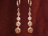 18kt Rose Gold Filled Earrings