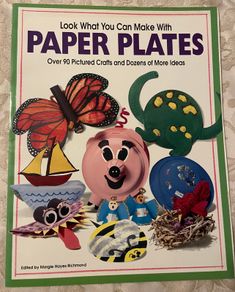 Look What You Can Make With Paper Plates- Vintage Book