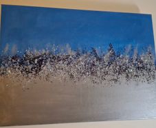Abstract crystal art