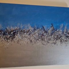 Abstract crystal art