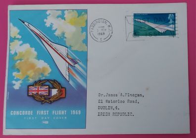 CONCORDE First Flight Cover 1969