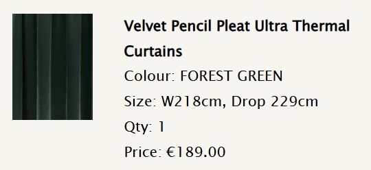 Marks and Spencer Velvet  Ultra Thermal Curtains Pair RRP e189