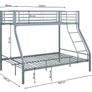 White Double Metal Bunk Bed FREE DELIVERY Image 5