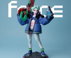 Rebecca cyberpunk edgerunners resin 3d print