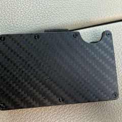 Ridge Wallet - Black Carbon Fibre