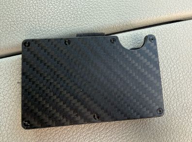 Ridge Wallet - Black Carbon Fibre