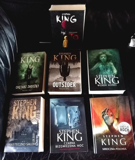 Joblot Seven Stephen King Polish Books