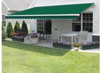 3 x 2.5 m Green Aluminium Waterproof Retractable Awning