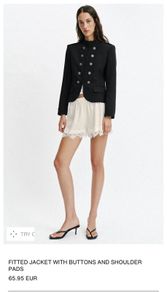 Brand new Zara military style ladies jacket