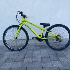 Green mountain bike