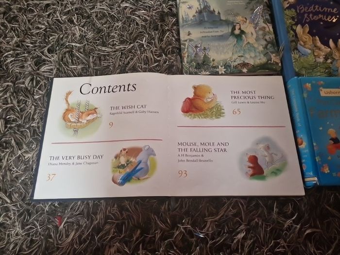 4 great books, each with a collection of stories