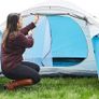 3-4 Person Dome Camping Tent, Double layer, Full Waterproof Holiday Family 3-4 Man Tent, Easy to Set Up for Outdoors Hiking Fishing Traveling Beach Vacation Image 2