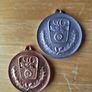 2 DDR medals  award hunting dogs Image 2