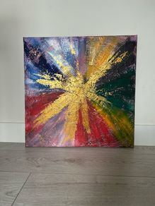 Veins of radiance abstract painting