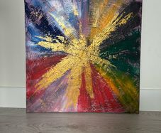 Veins of radiance abstract painting