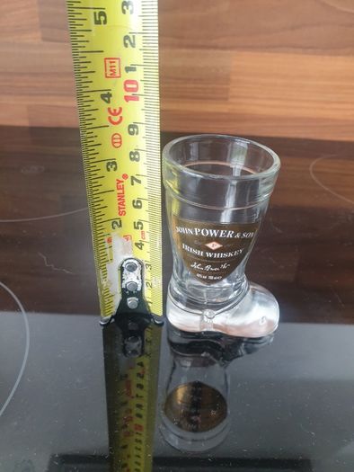 Powers whiskey Glass Boot