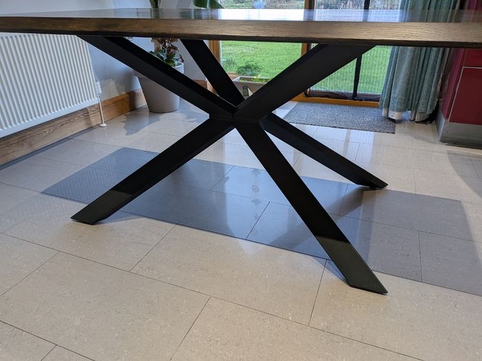 ARNO smoked oak dining table