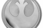 2022 1 Oz Niue Silver Star Wars Rebel Alliance Coin BU (in Capsule)